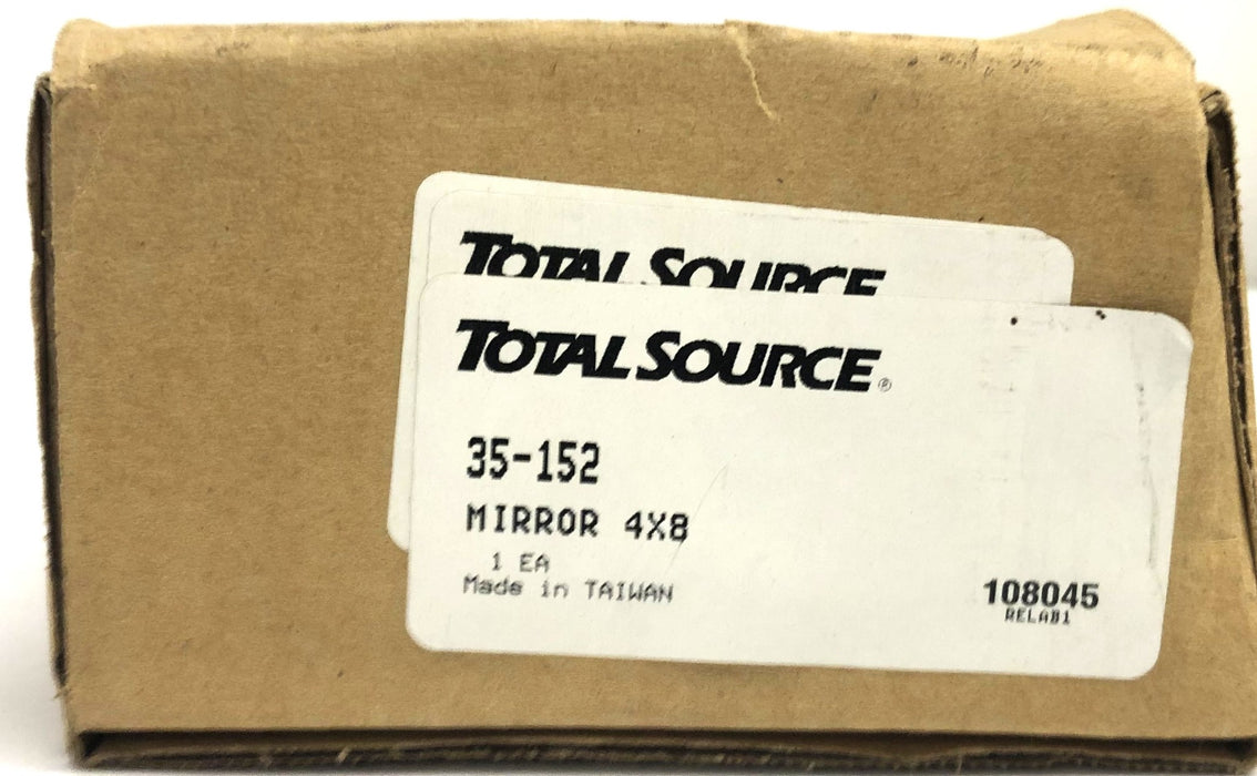 Total Source 4x8 Inch Mirror Assembly 35-152 NOS