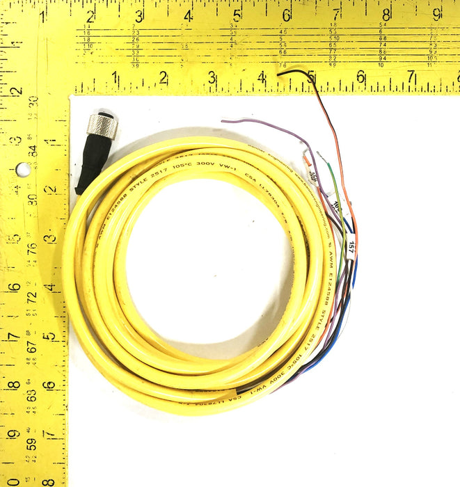 Banner Engineering 7 Foot Single Ended Female Cable Assembly E124588 NOS