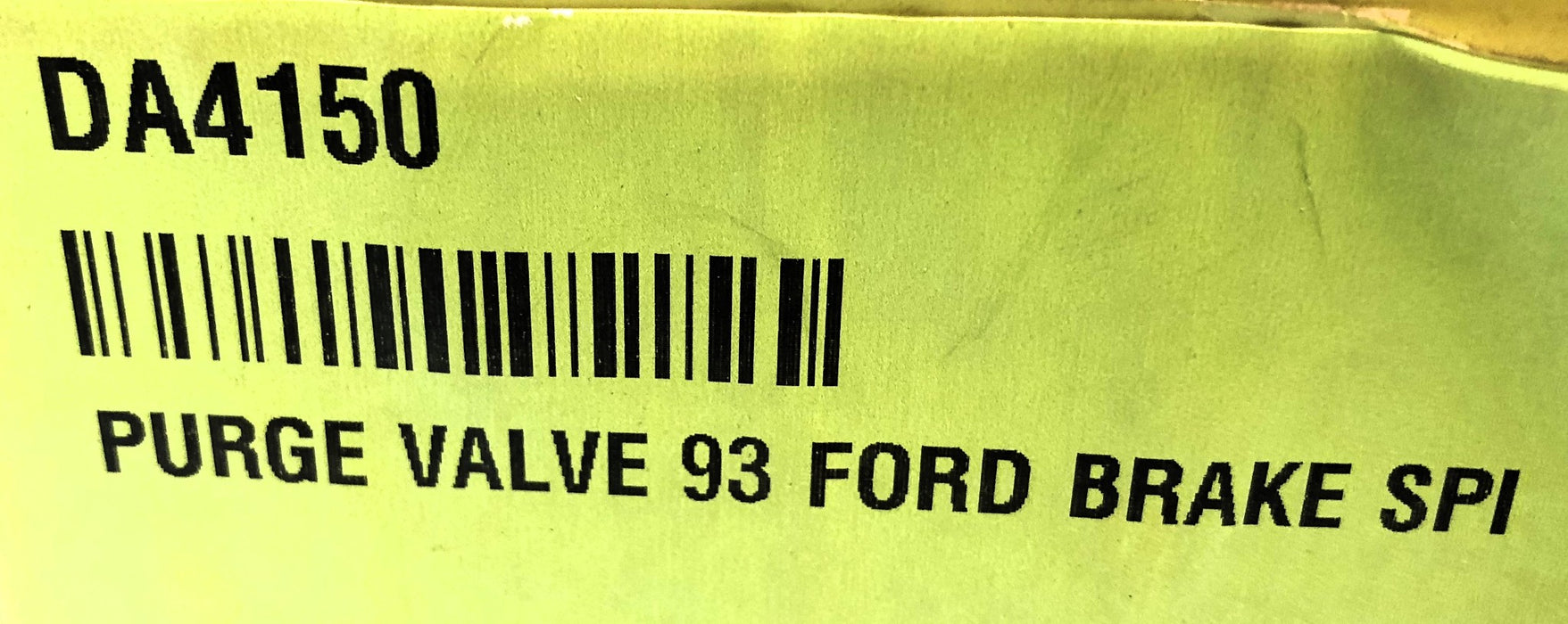 Unbranded Brake Purge Valve DA4150 NOS