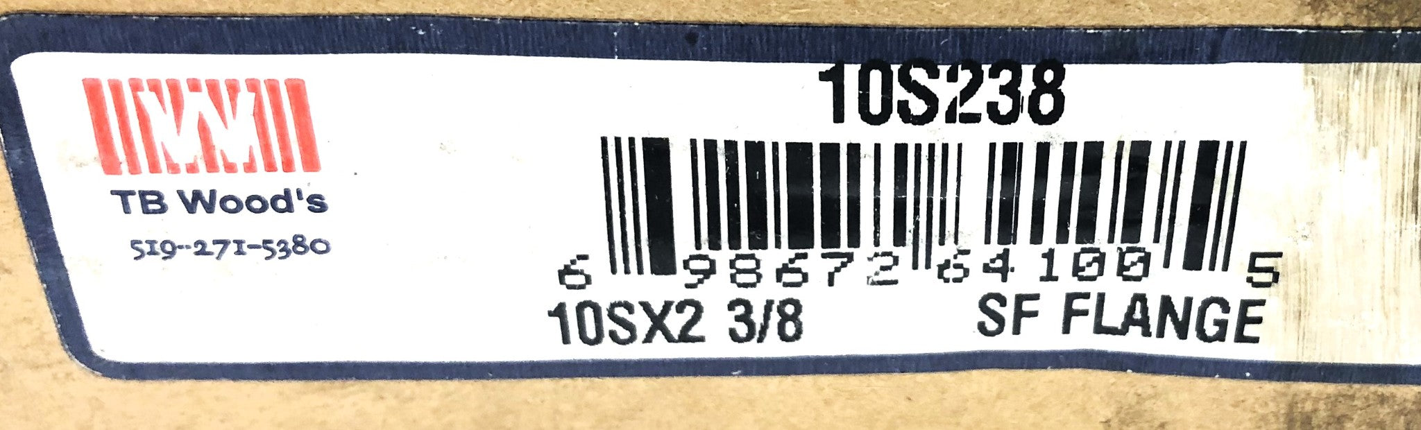 TB Wood's SF Flanged Sleeve 10S238 NOS