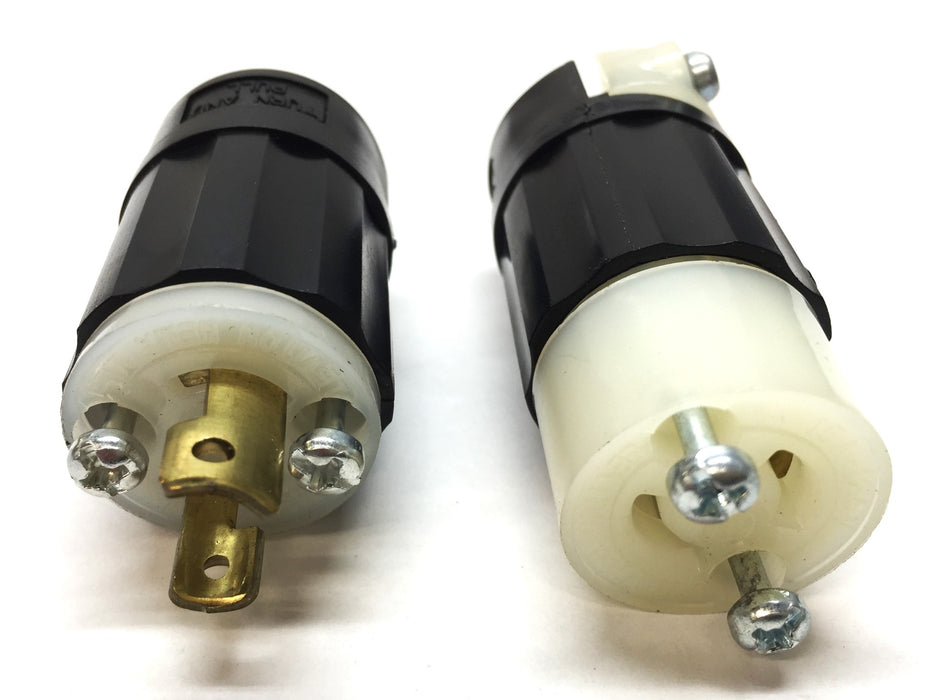 Leviton Mini-Locking Connector Male/Female Set (2pcs) Leviton ML1-00P (ML1) NOS