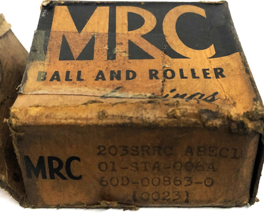 MRC Single Row Ball Bearing 203SRRC ABEC1 NOS