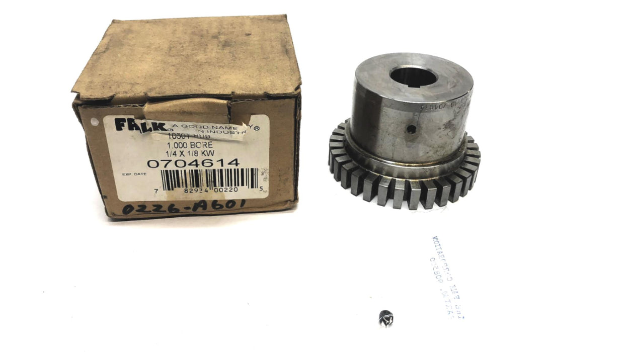 Falk 1050T 1.000 Bore 1/4 X 1/8 KW Hub W/ Set Screw 0704614 NOS