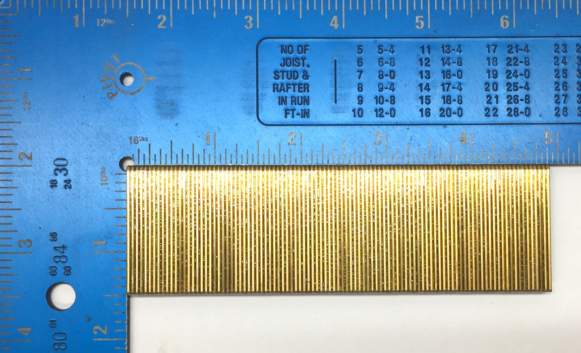 Grip-Rite 1/4" x 1-1/2" 18ga. L-Style Narrow Crown Staple Box(4400pcs) GRL17 NOS