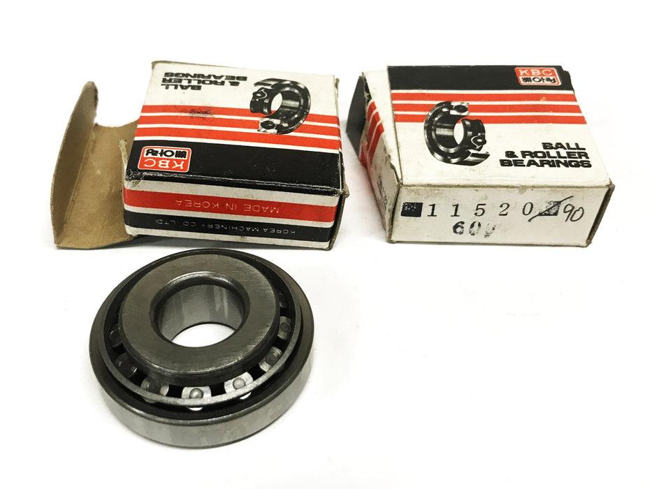 KBC Tapered Roller Bearing Cone and Cup 11520/90 [Lot of 2] NOS