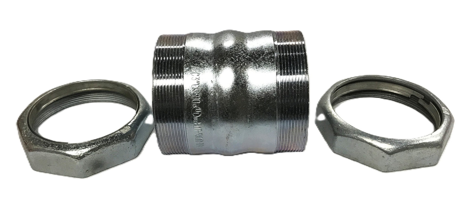 AFC 3 inch Steel EMT/RIGID/IMC Compression Coupling CK300 [Lot of 2] NOS