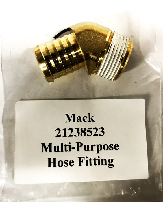 Mack Multi-Purpose Brass Hose Fitting 21238523 NOS