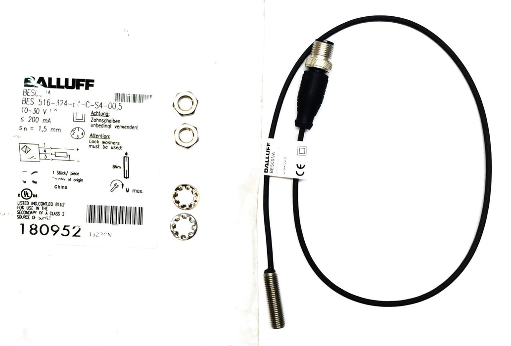 Balluff 10-30VDC Proximity Sensor 180952 (BESOONA) NOS