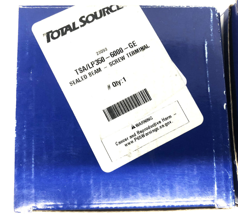 Total Source Tungsram Screw Terminal Sealed Beam LP350-6000-GE [Lot of 2] NOS