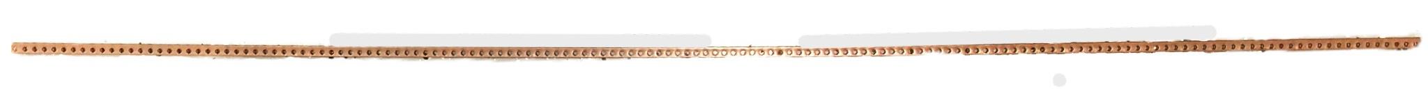 Unbranded 59-1/2" x .34" x 46" Copper Grounding Bus Bar/Neutral Bar D167 NOS