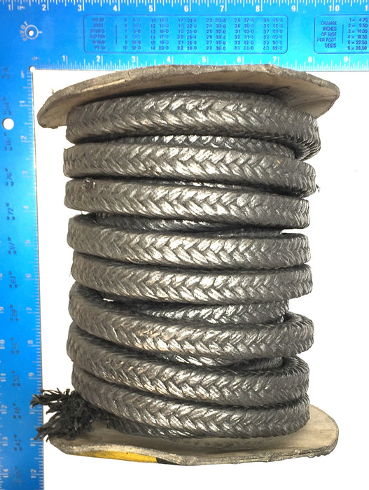 Garlock Goodrich 29' x 5/8" Square Graphite Rope NOS