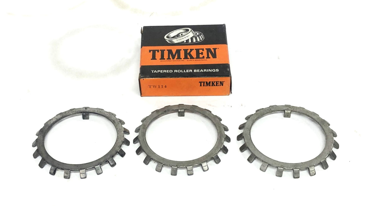 Timken Bearing Lock Washer TW114 [Lot of 3] NOS