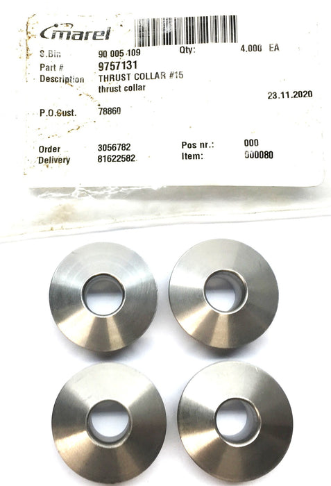 Marel Thrust Collar #15 (9757131) [Lot of 4] NOS