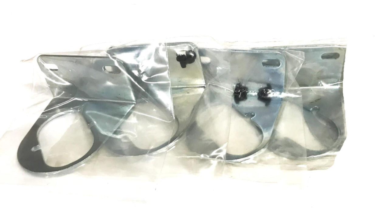 Unbranded Steel-Zinc Mounting Bracket with Mounting Screws [Lot of 4] NOS