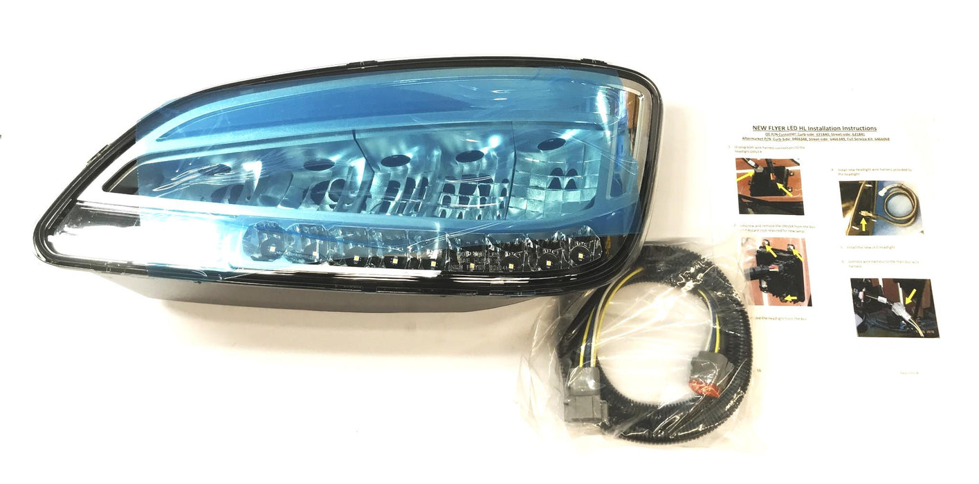 J.W. Speaker New Flyer LH Headlamp Assembly 552921 NOS