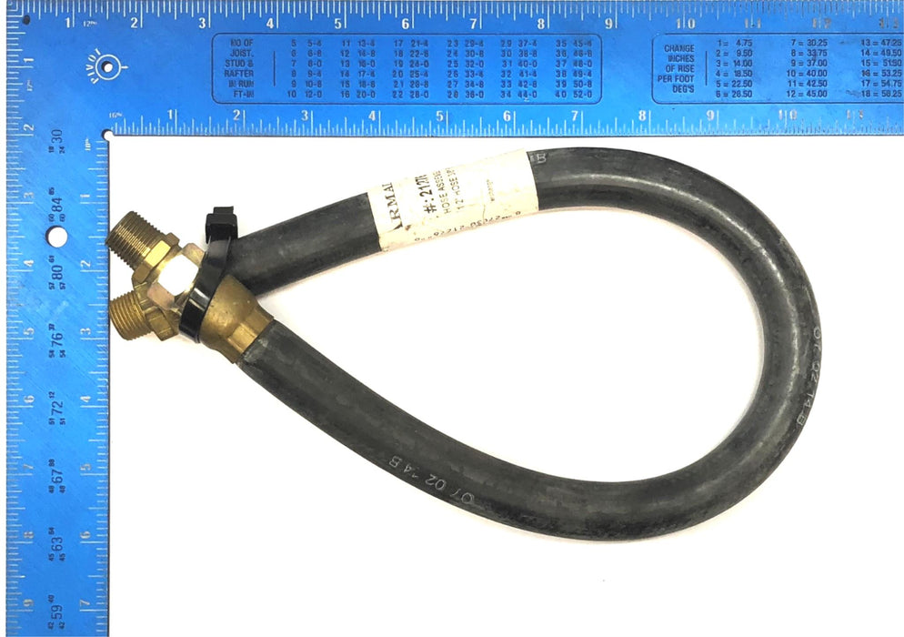 Armada 24" x 1/2" Brake Chamber Hose 3/8" Swivel 21276 NOS