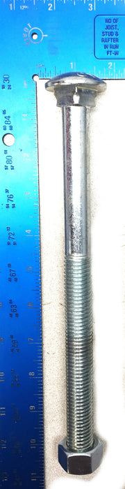 Unbranded 3/4" x 10" 307A Coarse Thread Carriage Bolt with Nut [Lot of 8] NOS