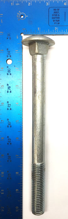 Unbranded M20-2.5 x 9.5" Galvanized Steel Carriage Bolt [Lot of 5] NOS