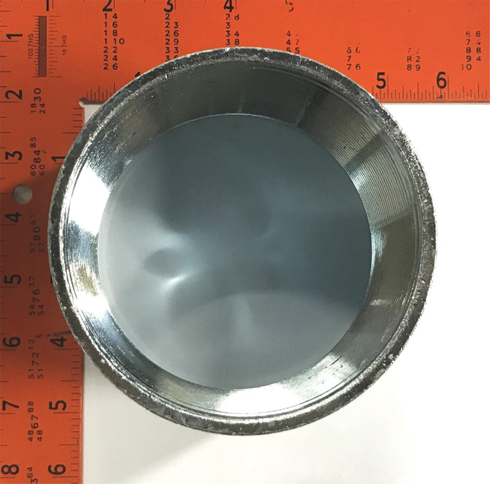 Unbranded 4 inch Galvanized Steel Conduit Coupling NOS