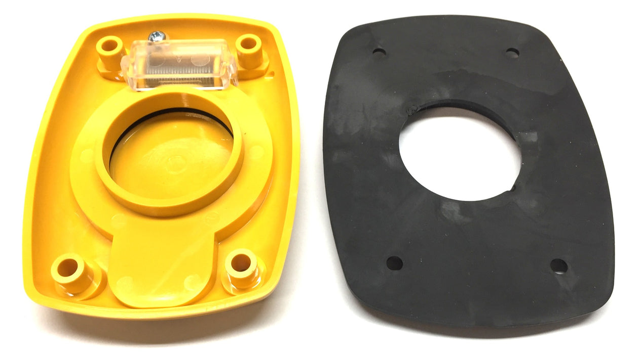 KE Kussmaul Electronics Yellow Auto Eject Cover and Gasket 091-55-187 NOS