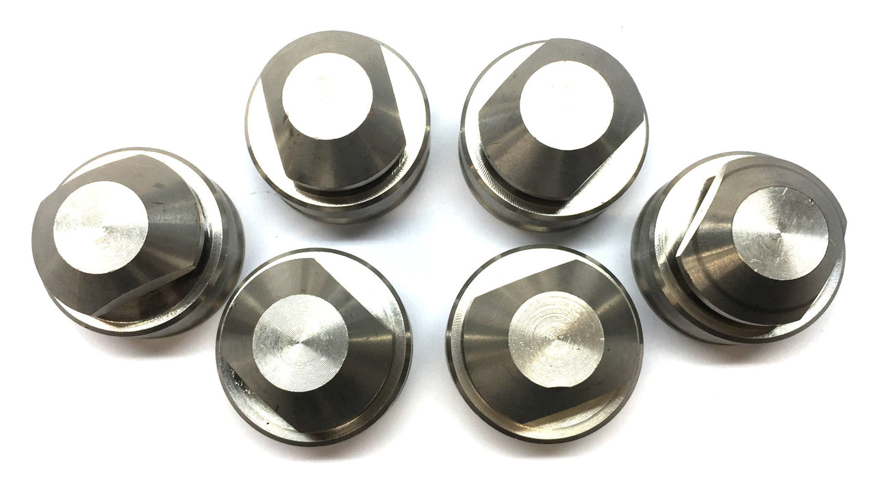 Marel Stainless Steel Threaded M8-1.5 Round Rod Hanger 9833530 [Lot of 6] NOS