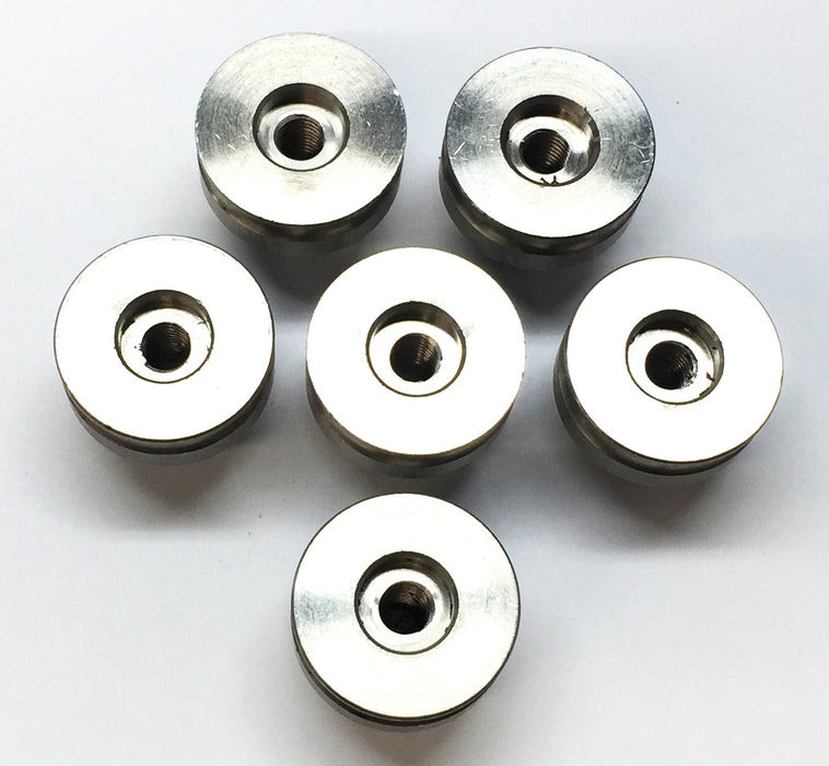 Marel Stainless Steel Threaded M8-1.5 Round Rod Hanger 9833530 [Lot of 6] NOS