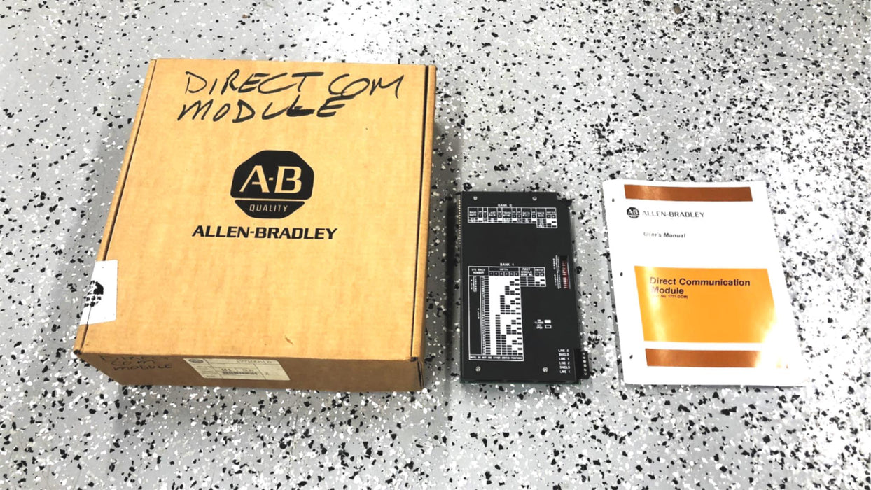 Allen-Bradley Series A Rev G DCM W/ 960205 REV-2 Control Board 1771-DCM NOS