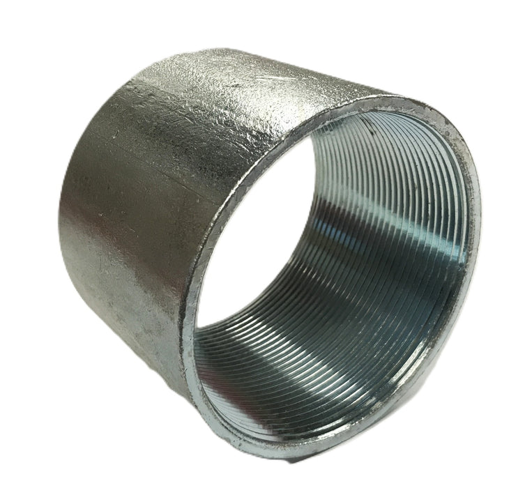 Unbranded 4 inch Galvanized Steel Conduit Coupling NOS