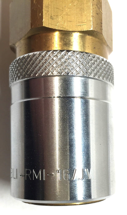 Staubli Quick-Release Hydraulic Fitting RMI-16/JV NOS