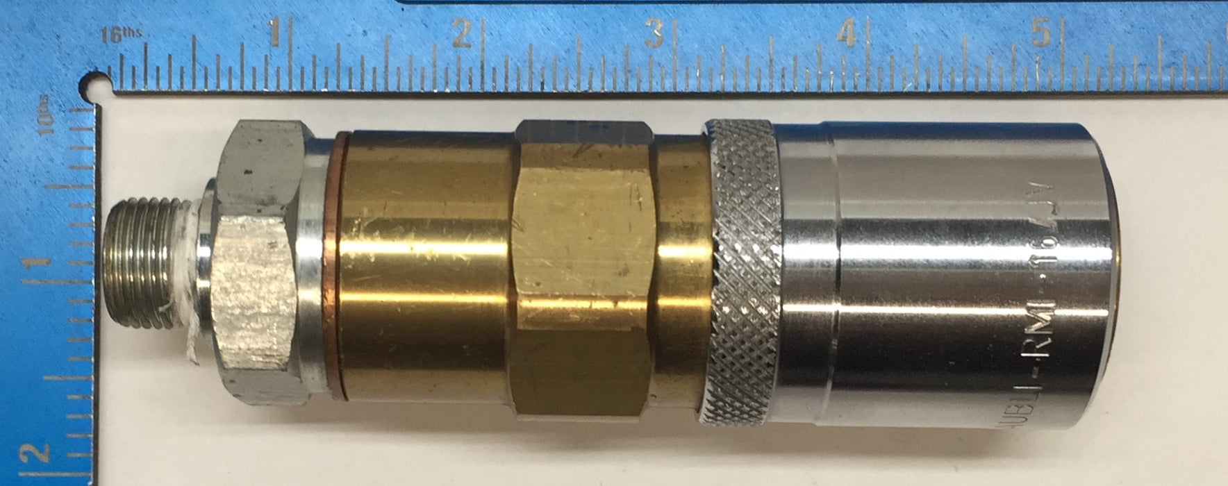 Staubli Quick-Release Hydraulic Fitting RMI-16/JV NOS