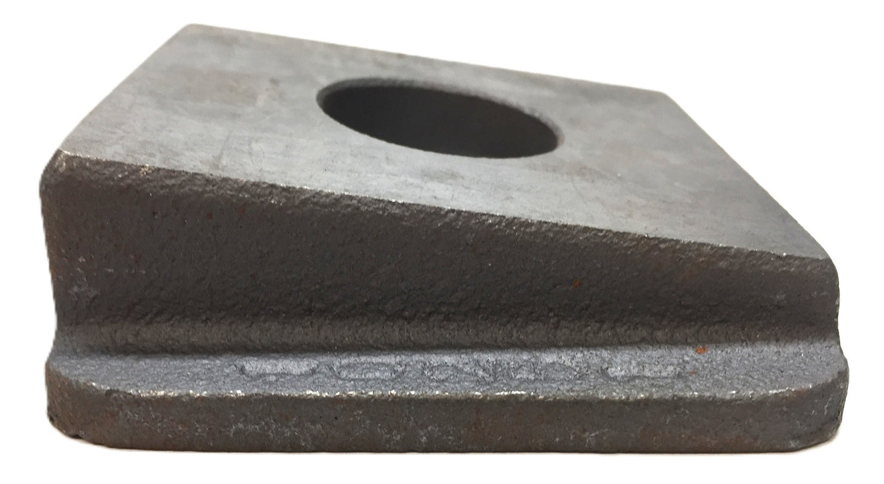 Unbranded Steel 3.12" x 2.75" Beveled 1" Bore Square Washer 10251 USED