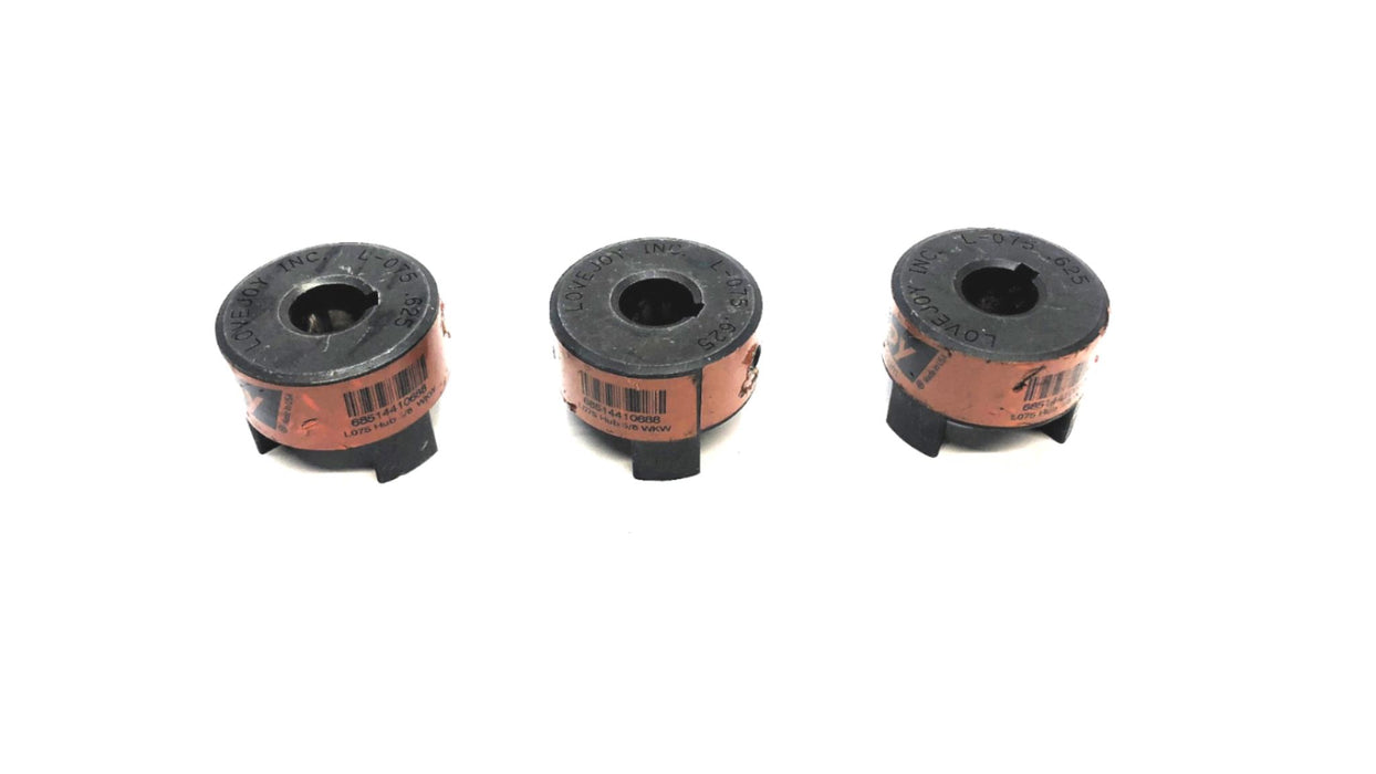 Lovejoy Jaw Coupling W/ Keyway L-075 .625 [Lot of 3] NOS