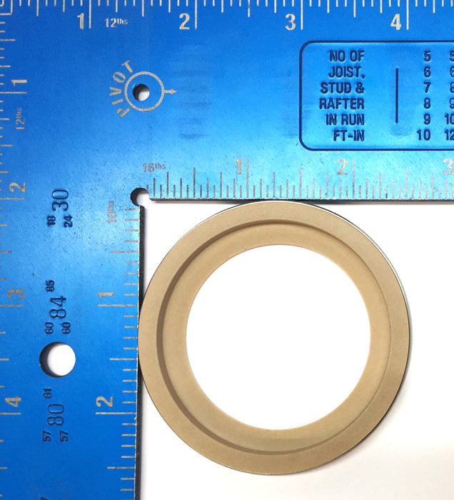 Marel 65mm O.D x 45mm I.D x 8mm Metal and Rubber Seal [Lot of 5] NOS