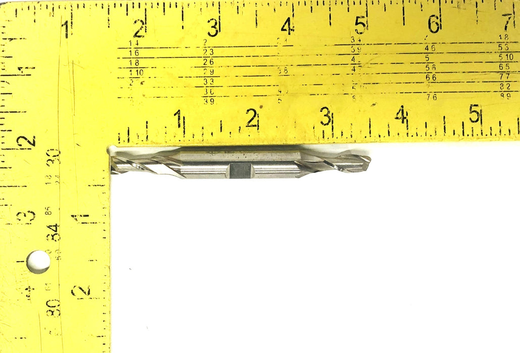 Cleveland 2 Flute Double End Center Cutting End Mill 1/4x3/8S NOS