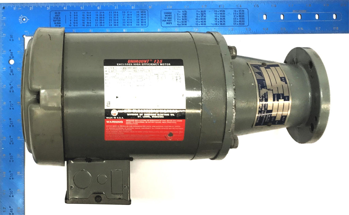Unimount General Purpose Industrial Motor P63CPP-2881 (713-910-7) USED