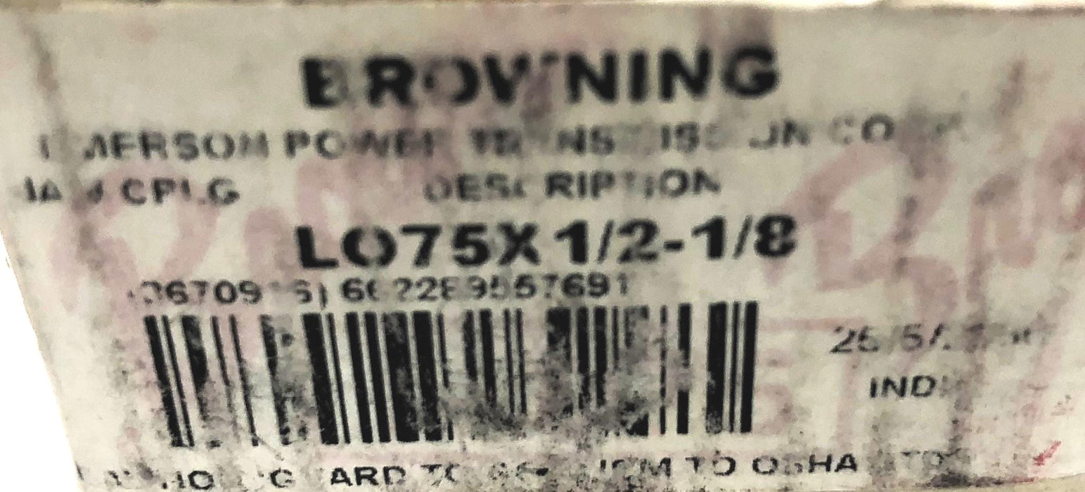 Browning Jaw Coupling W/ Keyway L075X1/2-1/8 [Lot of 4] NOS