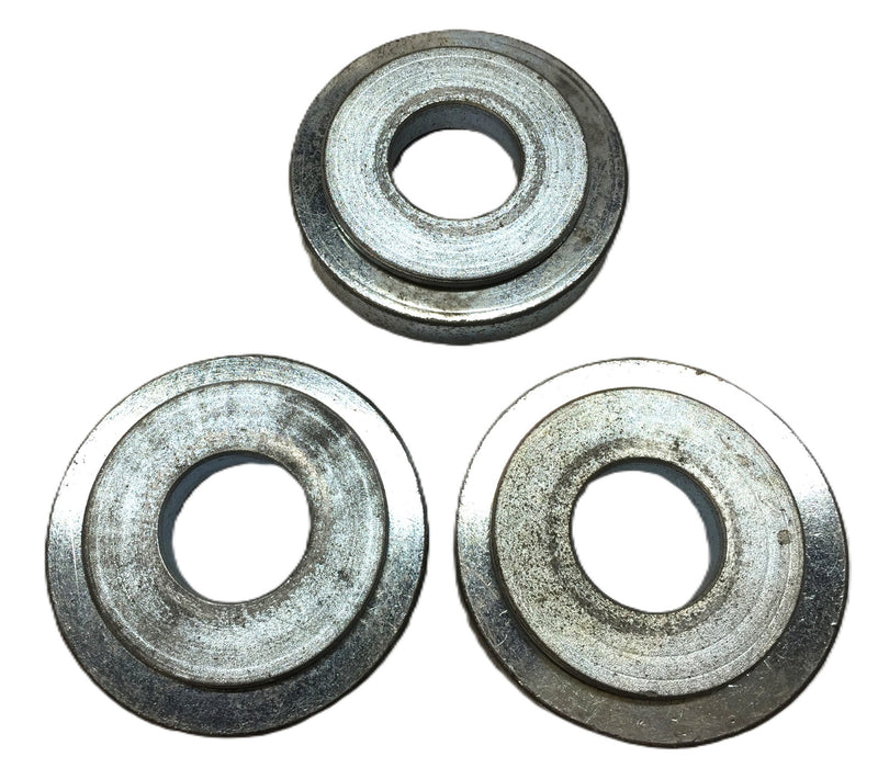 Unbranded Steel 2-1/4" Conical with 0.82" Bore Washer (2pcs) [Lot of 3] USED