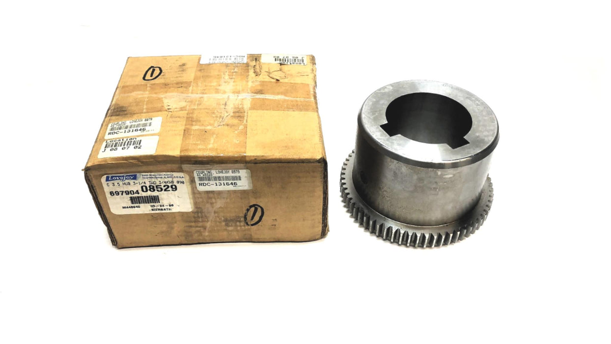 Lovejoy C 3.5 Hub 3-1/4 W/ Two 3/4 Keyways 697904-08529 NOS