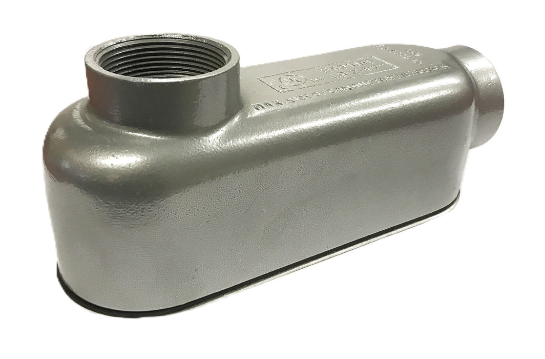 Unbranded 2-1/2 inch Conduit Body and Cover E491006 NOS