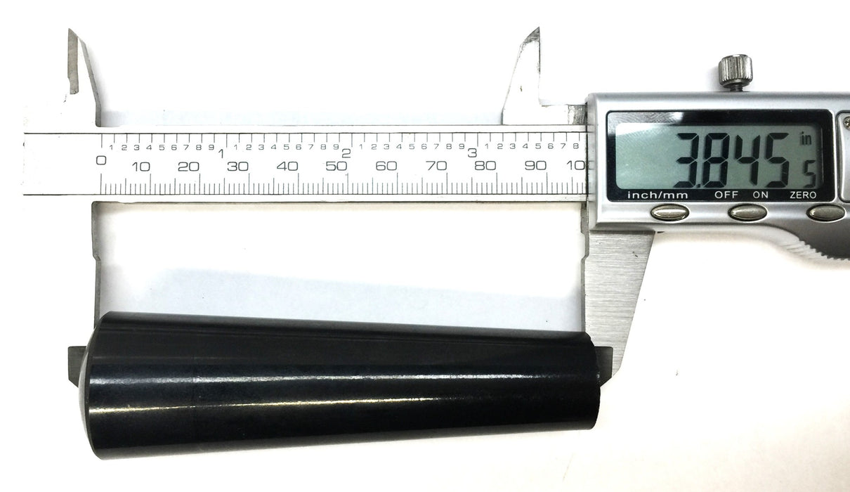 Unbranded 3-3/4" Tapered Black Plastic Handle w/Bore 1/4" to 1/2" [Lot of 5] NOS