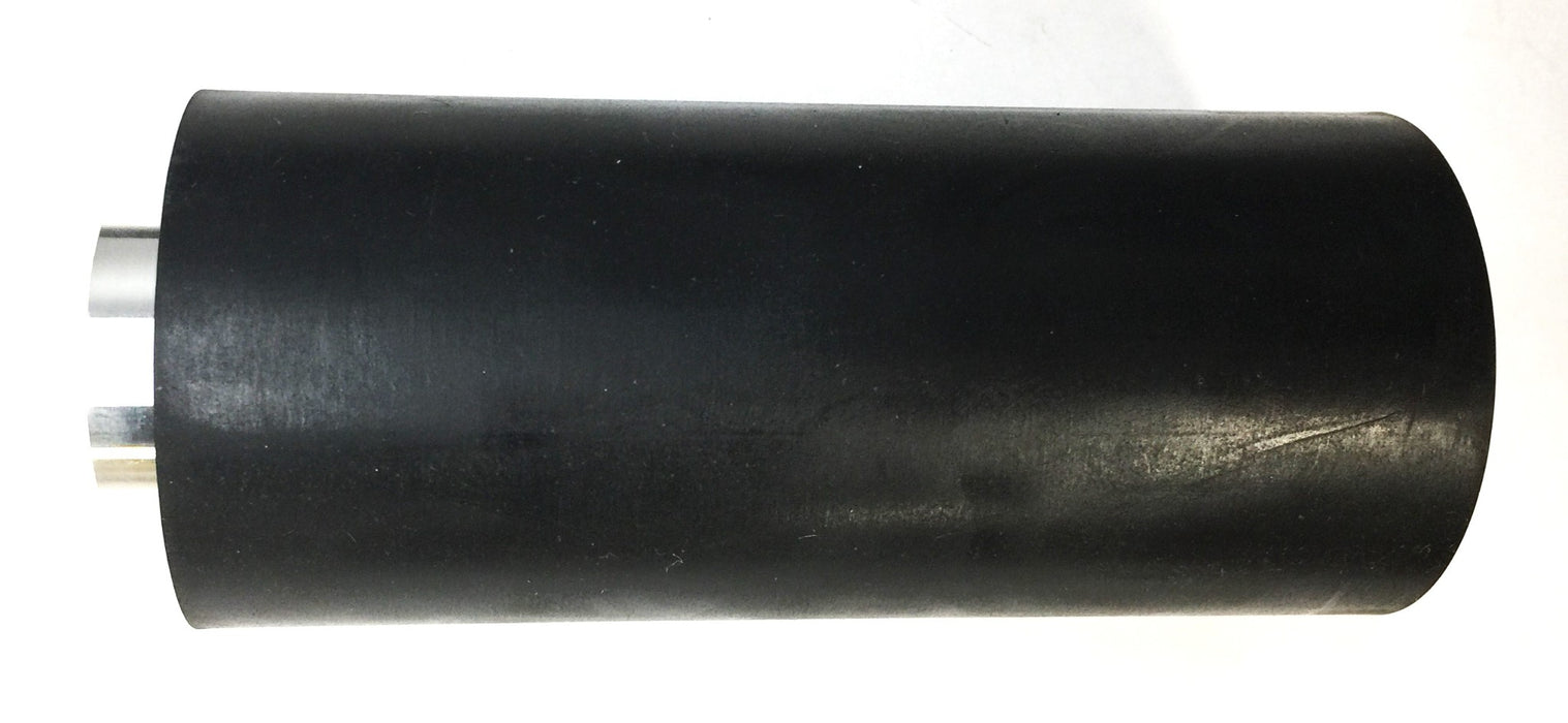 Unbranded 2"x 4" Rubber Covered Aluminum Roller with 1/2" Bore NOS