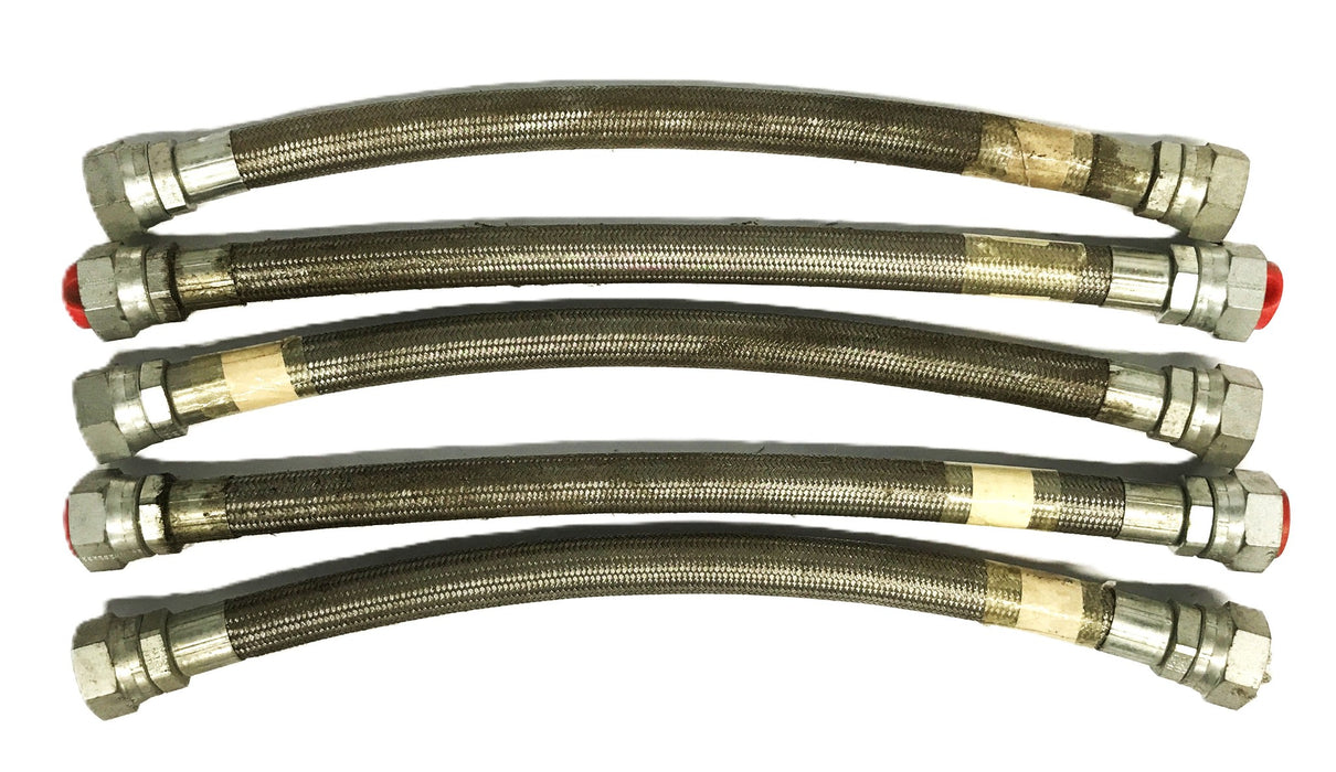 New Flyer Metal Braided Compressor Hose 352192 [Lot of 5] NOS