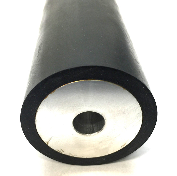 Unbranded 2"x 4" Rubber Covered Aluminum Roller with 1/2" Bore NOS