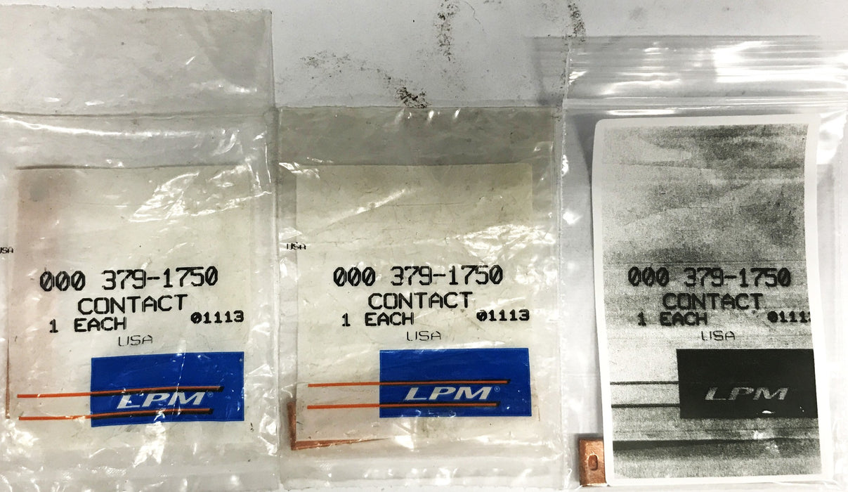 LPM Forklift Copper Silver Contact 379-1750 [Lot of 3] NOS