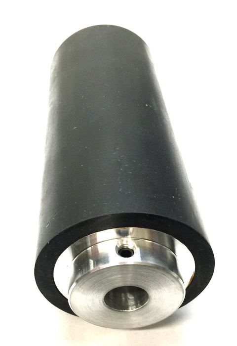 Unbranded 2"x 4" Rubber Covered Aluminum Roller with 1/2" Bore NOS