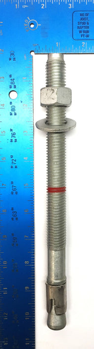 Hilti 3/4" x 10" Galvanized Wedge Anchor Washer and Nut KB-TZ NOS