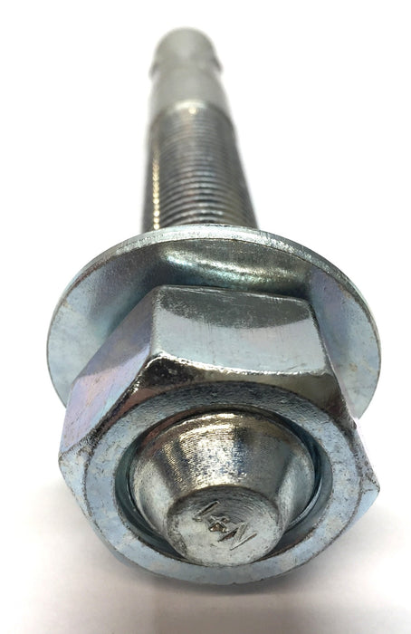 Powers 7/8" x 8" Galvanized Steel Wedge Anchor,Washer and Nut NOS