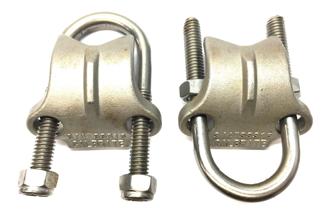 Calbrite 3/4"Angle Clamp SS316 [Lot of 2] NOS