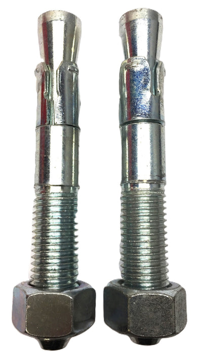 Powers 7/8" x 6" Steel Wedge Anchor and Nut (No Washer) [Lot of 2] NOS