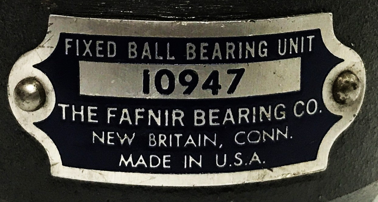 Fafnir 10947 Ball Bearing with Fixed Housing Unit 1012KLLB3 NOS